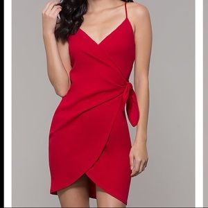 Red Wrap Dress